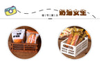 Mini Hollow Wooden Frame Storage Box Organizer Basket Dollhouse Miniature Scene Decoration