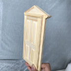 Dollhouse Furniture Miniature 112 Pitched Roof 4Panel Door