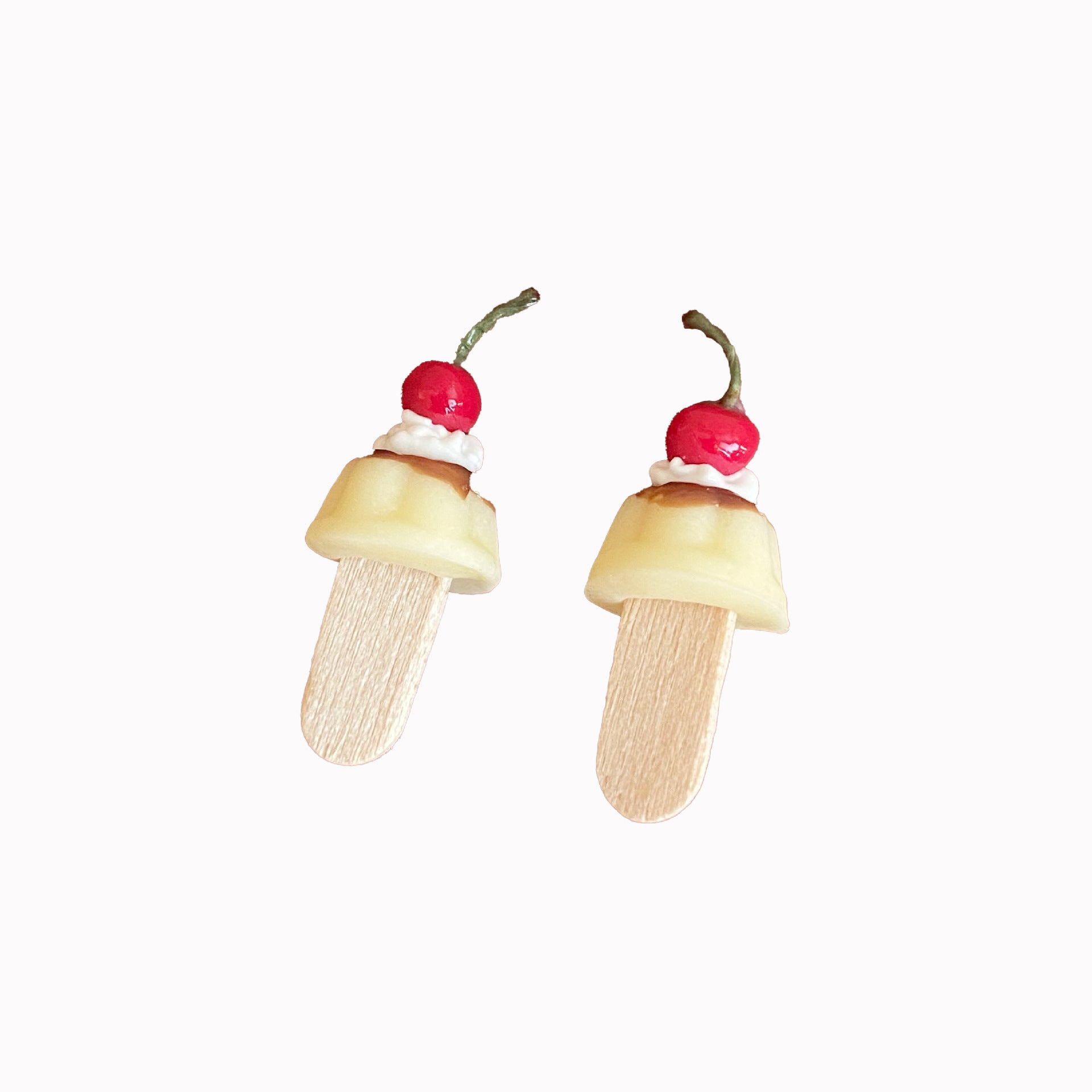 Miniature Simulation Food Play Pudding Stick Miniature Food Play Dessert Shop Dollhouse 1:12 Scale Accessories