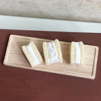 Cute Miniature Realistic Fruit Sandwich Miniature Food Play Model Six-Eighths Dollhouse Toy Decoration Prop