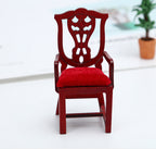 112 Dollhouse Miniature Furniture European Vintage Restaurant Chair