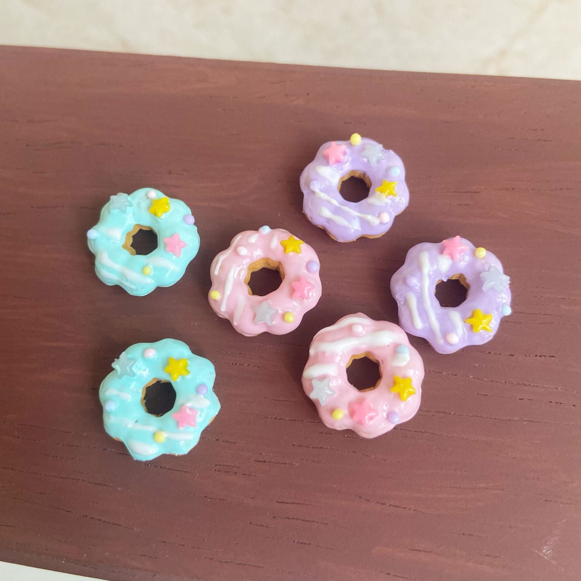 Donut Miniature Food Play Dollhouse Dessert Shop Decoration Accessories