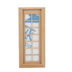 Dollhouse 112 Scale Wooden Door Window Base for Painting