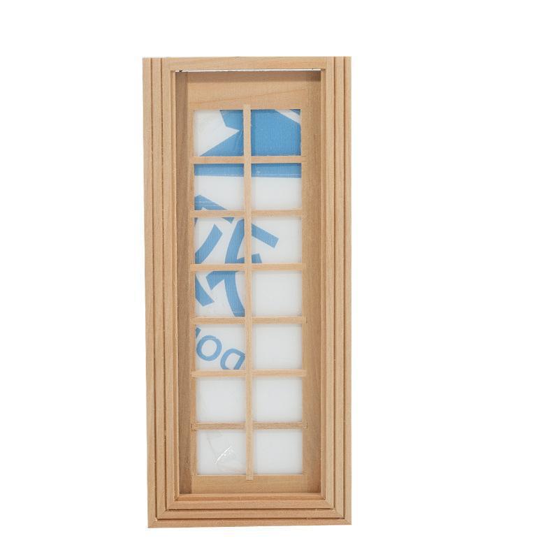 Dollhouse 112 Scale Wooden Door Window Base for Painting