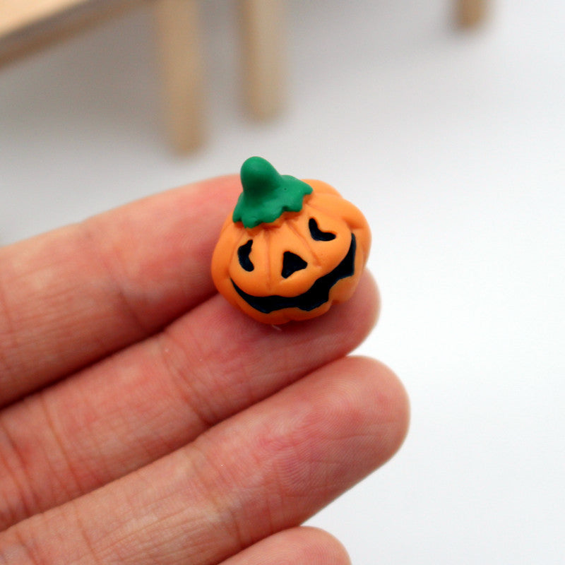 Dollhouse1:12 Doll House Halloween Pumpkin Ornament Model Bjd Holiday Decoration Accessories