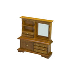 Dollhouse Miniature Furniture Wooden Dressing Table