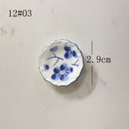 Mini Ceramic Dish Plates for dollhouse Kitchen Plates(87 skus)