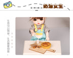 Dollhouse Miniature Food Play Set Taiyaki Red Bean Paste Filling Kit Handmade Scene Model OB11