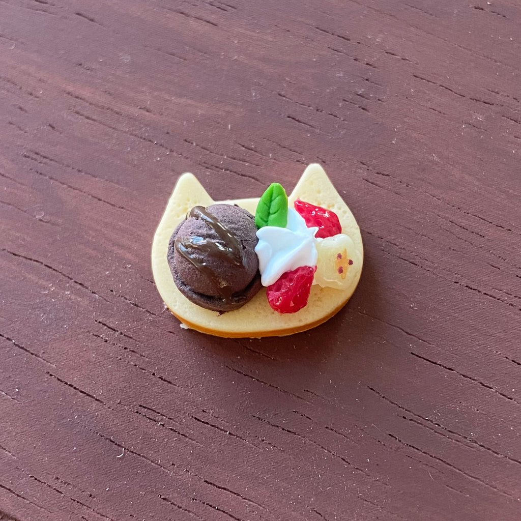 Simulation Cute Strawberry Ice Cream Toast Bread Miniature Food Play Mini Dollhouse Props