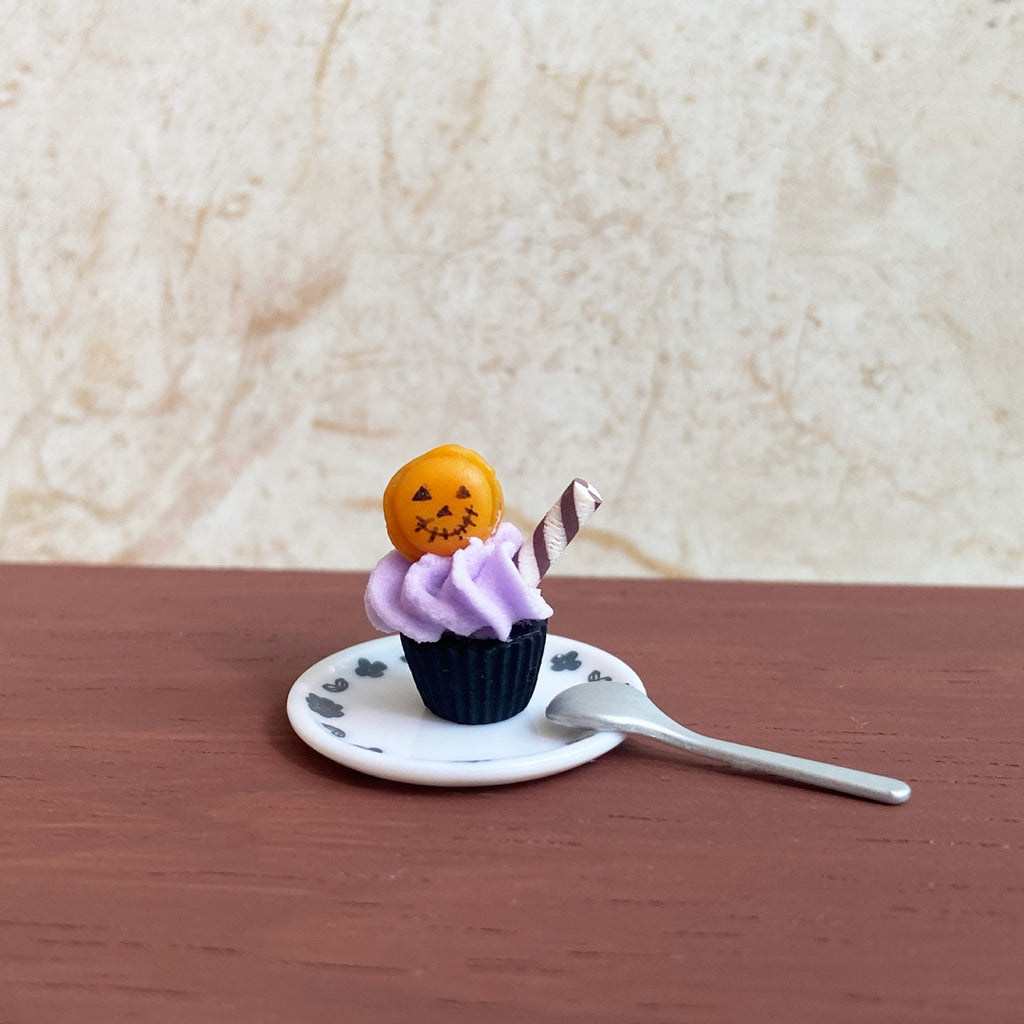 Halloween Cupcake Miniature Fun Food Toy Six-Dimensional Dollhouse Accessories
