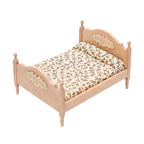 1:12 Dollhouse DOLLHOUSE Mini Furniture Small  Bedroom Scene White Double Bed Model Single Item