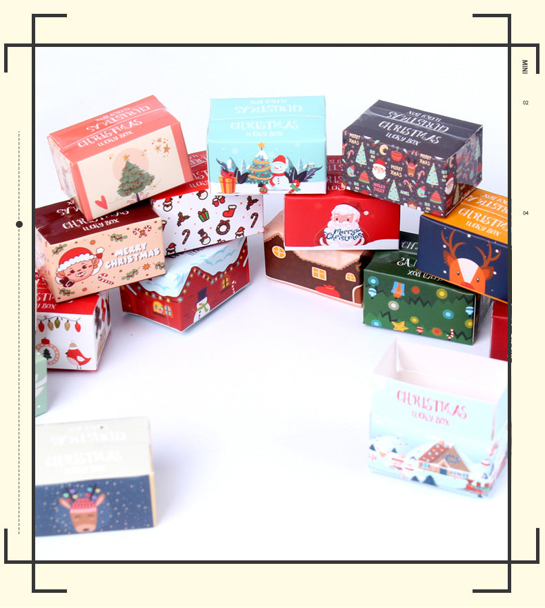 Cross-Border Dollhouse Miniature Food Toys Christmas Blind Box Toys Food Toys Pendant Random Color Box Doll Machine Boutique Store
