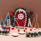 Miniature Elf Door and Gnome Set Dollhouse 2025 Christmas