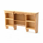 1:12 Dollhouse Wall Shelf with Plate Rack