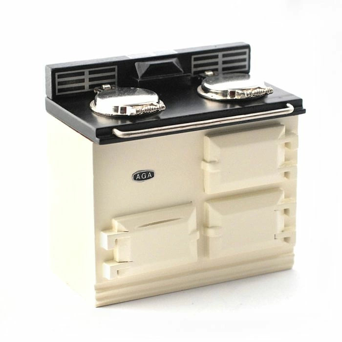 1:12 Dollhouse Cream Aga Stove
