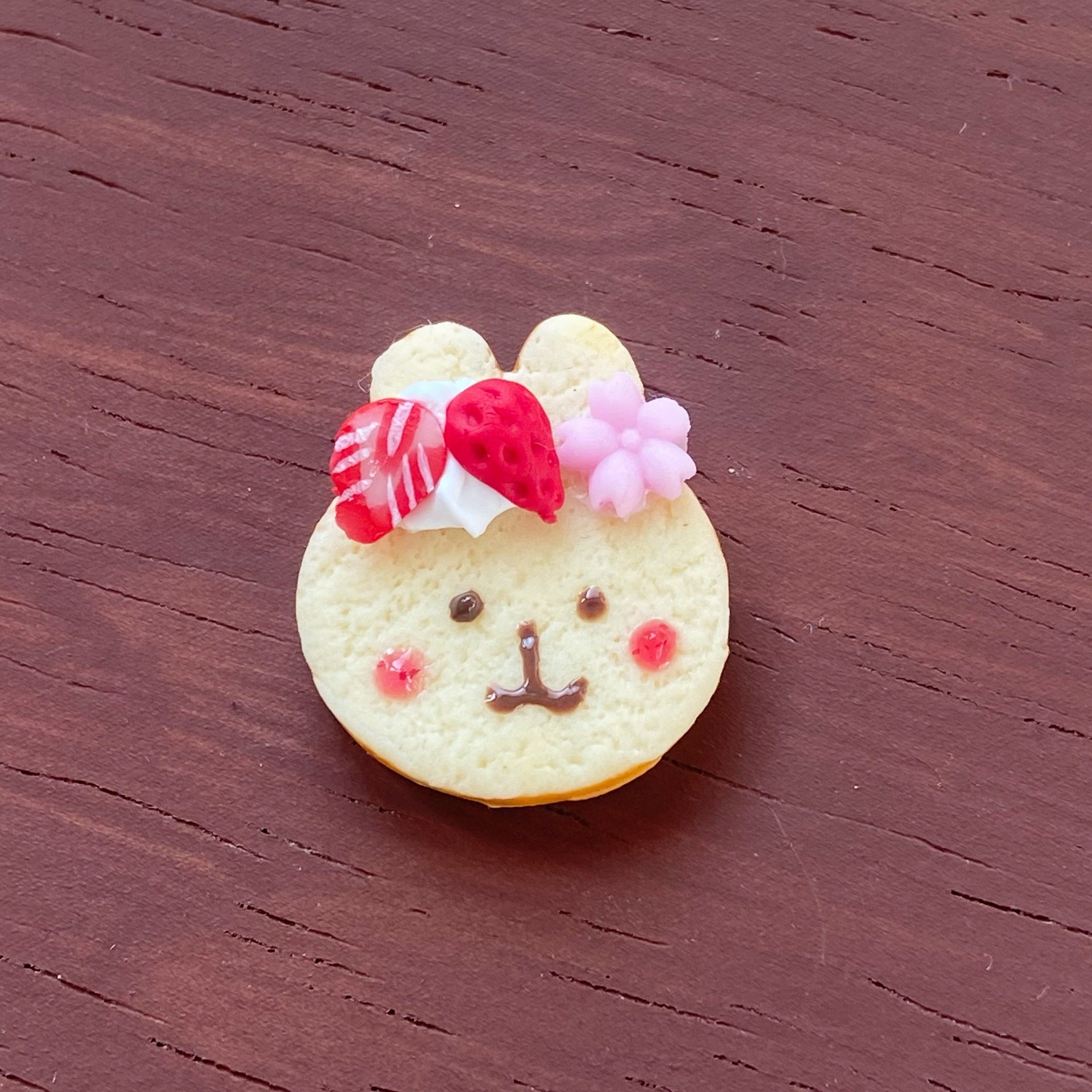 Simulation Rabbit Cute Toast Bread Miniature Food Play Mini Dollhouse Bakery Props Decoration