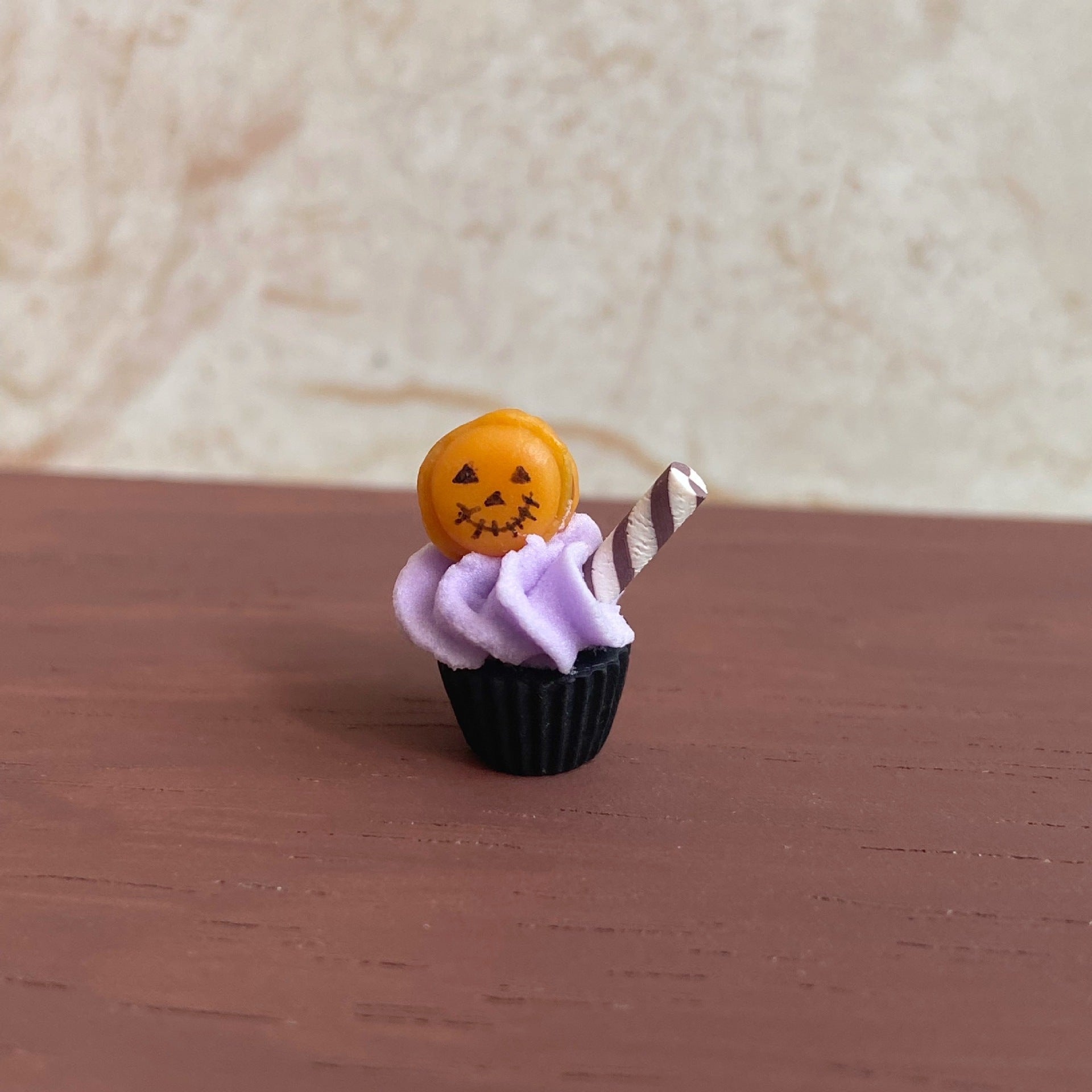 Halloween Cupcake Miniature Fun Food Toy Six-Dimensional Dollhouse Accessories
