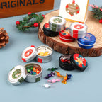 Hot New Dollhouse Mini Christmas Cookie Chocolate Croissant Candy Gift Box