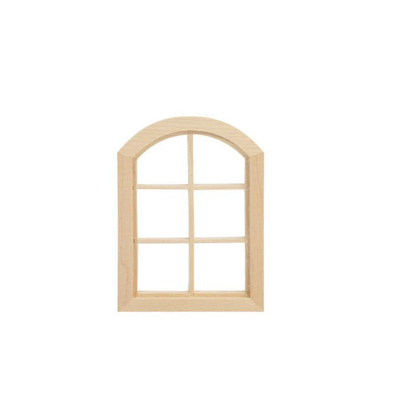Dollhouse 112 Scale Wooden Door Window Base for Painting