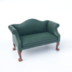 1:12 Dollhouse Mini Furniture Model Gift Single and Double Leather Sofa with Footrest