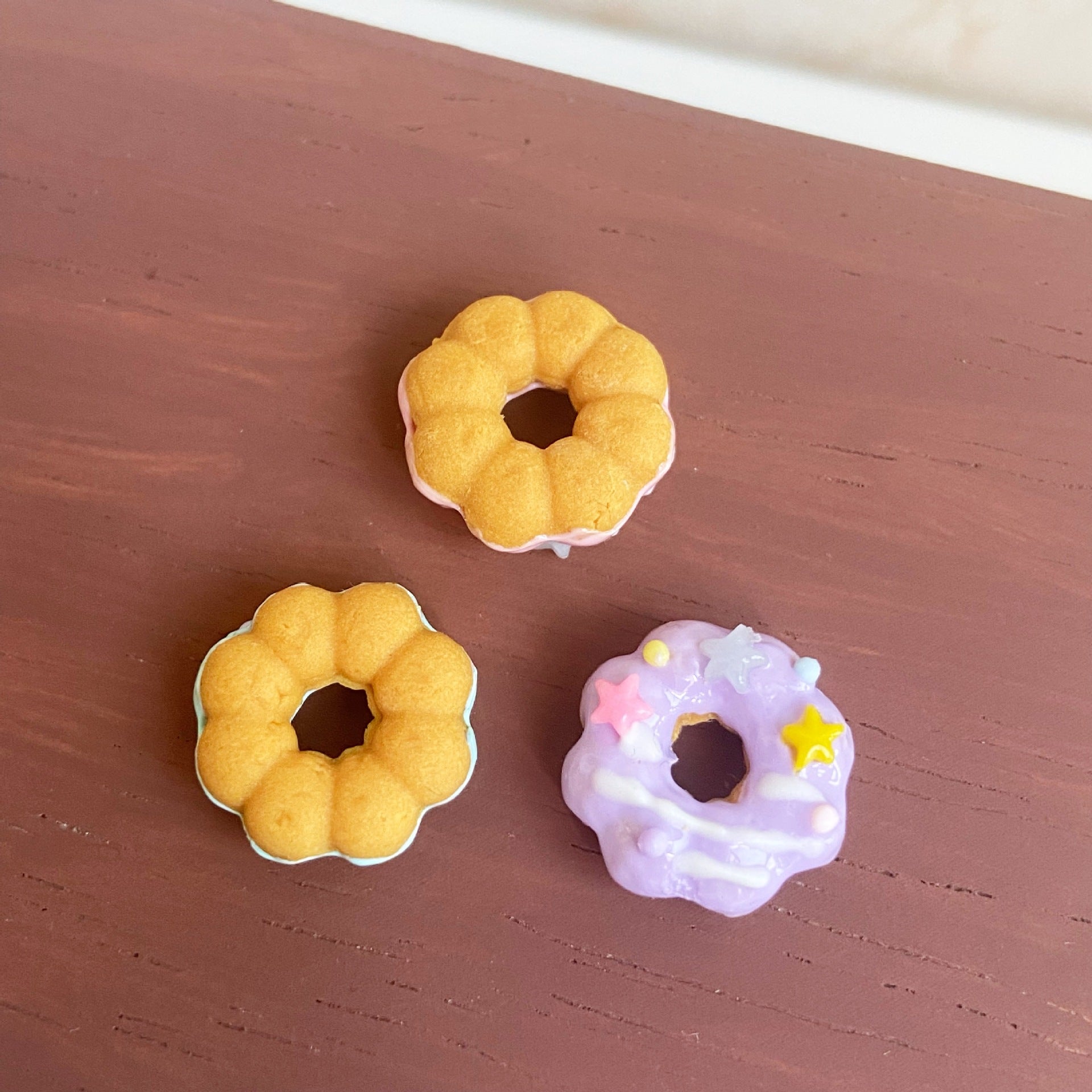 Donut Miniature Food Play Dollhouse Dessert Shop Decoration Accessories