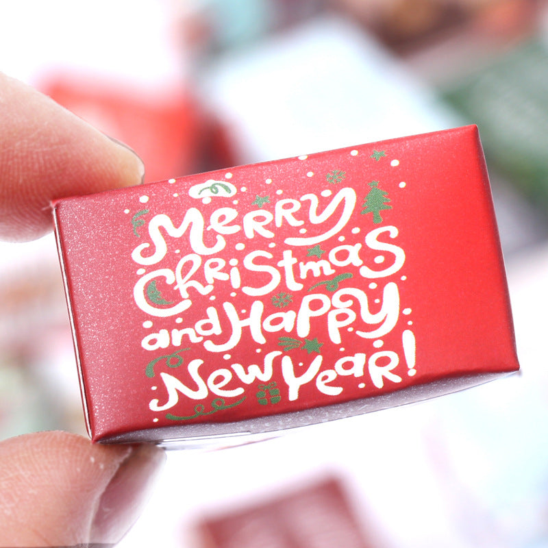 Cross-Border Dollhouse Miniature Food Toys Christmas Blind Box Toys Food Toys Pendant Random Color Box Doll Machine Boutique Store
