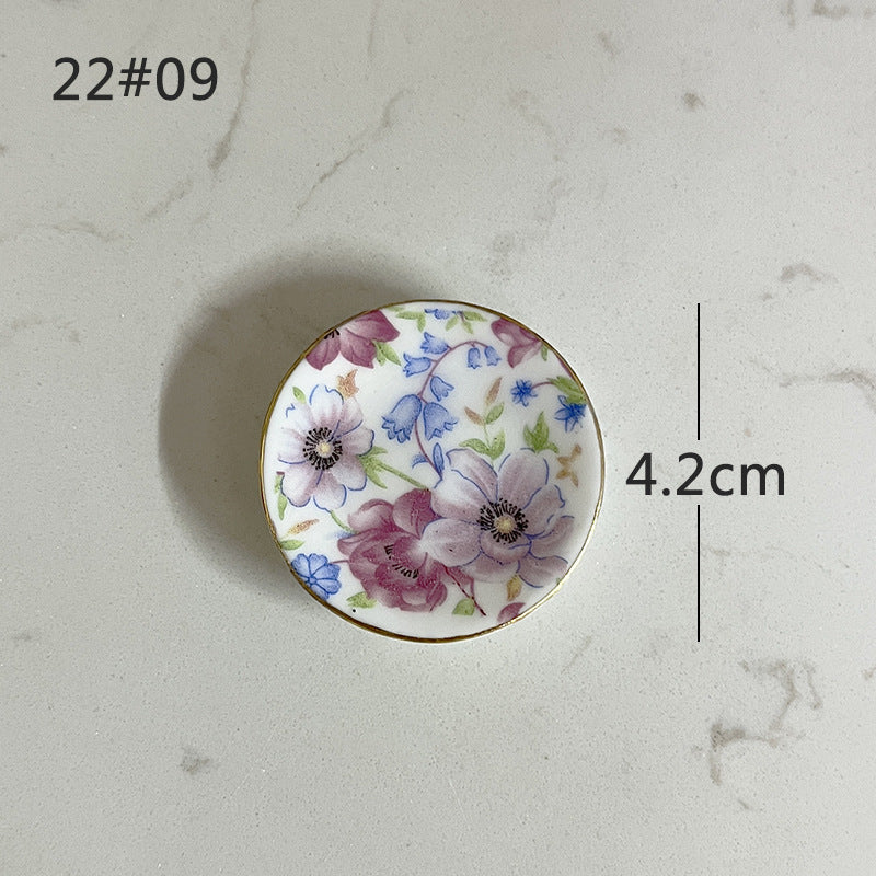 Mini Ceramic Dish Plates for dollhouse Kitchen Plates(87 skus)