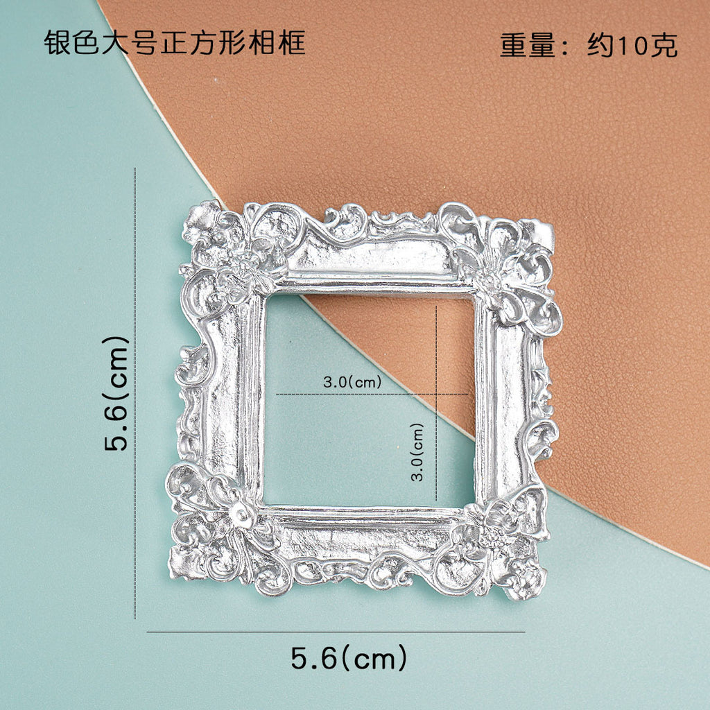 Mini Dollhouse Resin Frame Dollhouse Miniatures Home Decor Craft Accessory