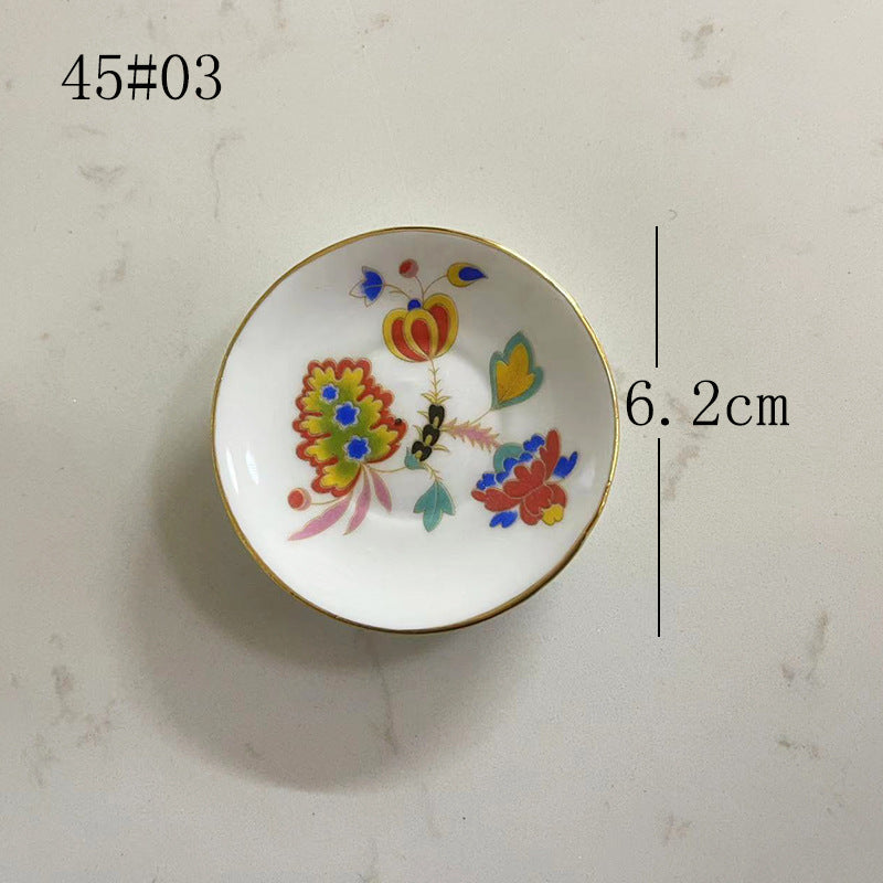 Mini Ceramic Dish Plates for dollhouse Kitchen Plates(87 skus)