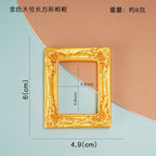 Mini Dollhouse Resin Frame Dollhouse Miniatures Home Decor Craft Accessory