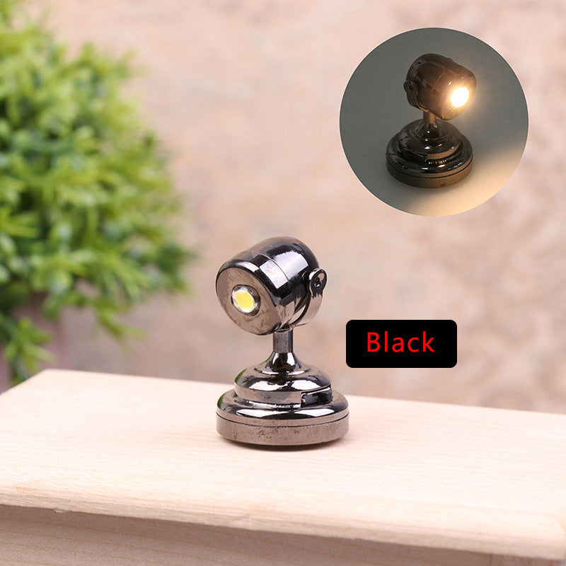 Dollhouse Simulation Mini Furniture with Light-Up Chandelier Ceiling-Shaped Lantern