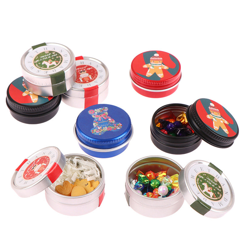 Hot New Dollhouse Mini Christmas Cookie Chocolate Croissant Candy Gift Box