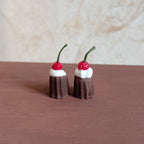 Cute Mini Cherry Kolu Little Cake Dessert Dollhouse BO11 Simulation Food Play Model Small Ornament