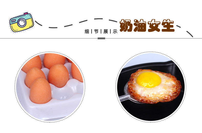 Dollhouse Miniature Food Play Miniature Simulation Eggs Duck Eggs Supermarket Handmade Model Photo Props