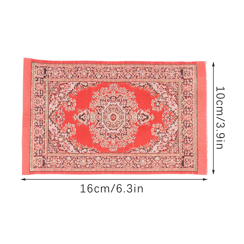1:12 Mini Dollhouse Floor Decoration Turkish Carpet