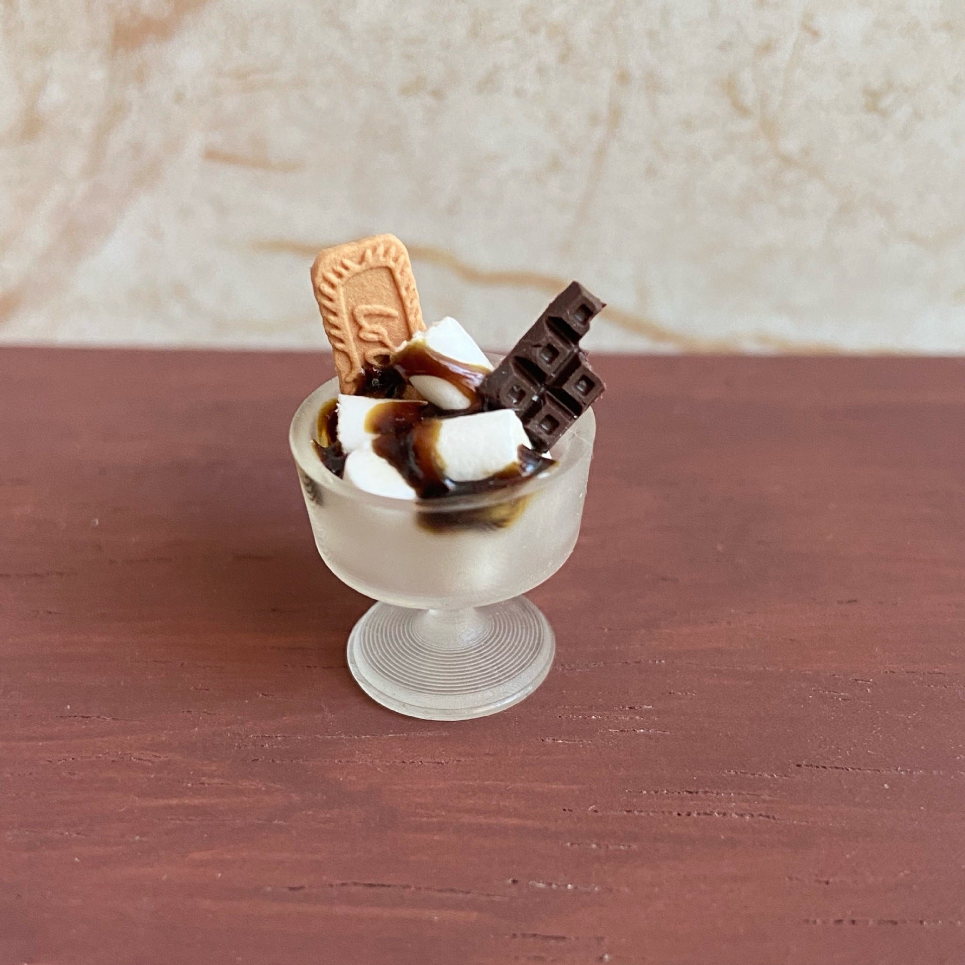 Simulation Food Play Miniature Chocolate Cookies Marshmallow Cup Miniature Toys Dollhouse Dessert Shop Accessories