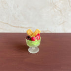Miniature Fruit Cookies Ice Cream Cup Dollhouse Accessories