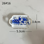 Mini Ceramic Dish Plates for dollhouse Kitchen Plates(87 skus)