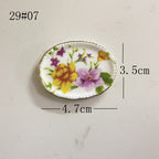 Mini Ceramic Dish Plates for dollhouse Kitchen Plates(87 skus)