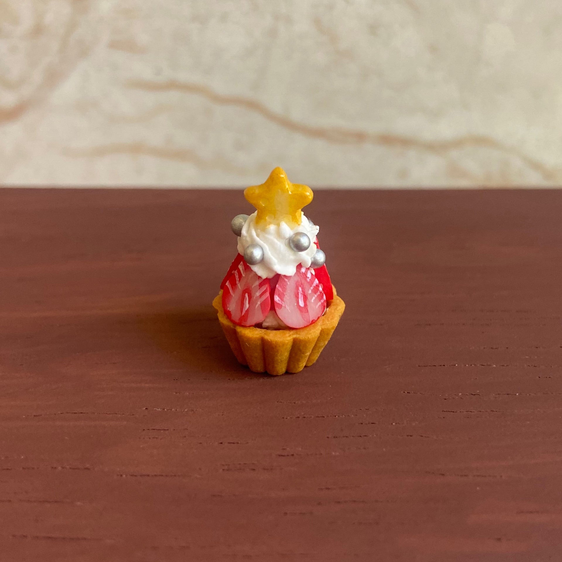 Simulation Miniature Food Toy Christmas Strawberry Tower Cute Cake Dollhouse Dessert Shop Accessories
