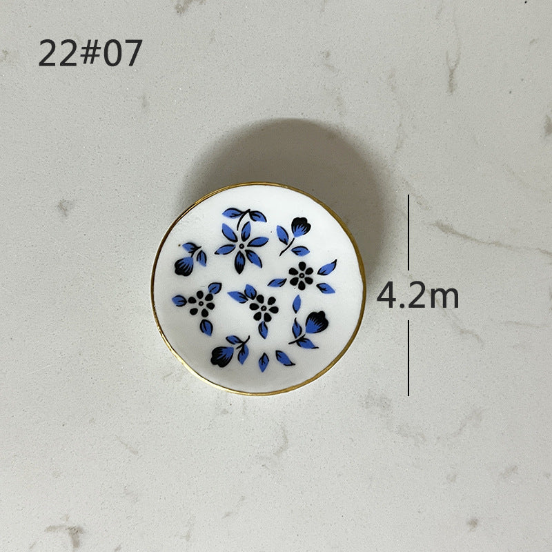 Mini Ceramic Dish Plates for dollhouse Kitchen Plates(87 skus)
