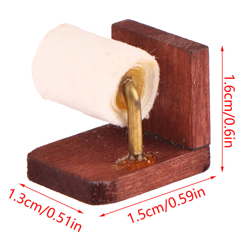Miniature 112 Dollhouse Toilet Paper Bathroom Accessories