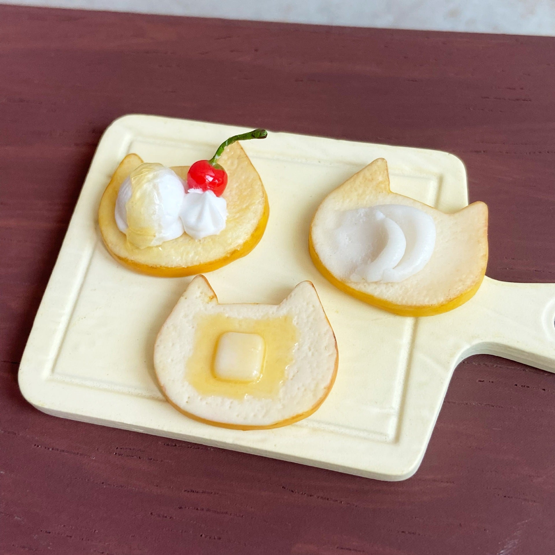 Cute Fun Simulation Toast Bread Miniature Food Play Mini Dollhouse Bakery Props