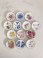 Mini Ceramic Dish Plates for dollhouse Kitchen Plates(87 skus)
