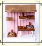Mini Wooden Dessert Bread Box Dollhouse DIY Handmade Miniature Food Miniature Toy