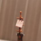 Dollhouse Miniature Dollhouse Accessories Miniature Simulation Mini Floor-standing Coat Rack Vintage Bag Rack Bedroom