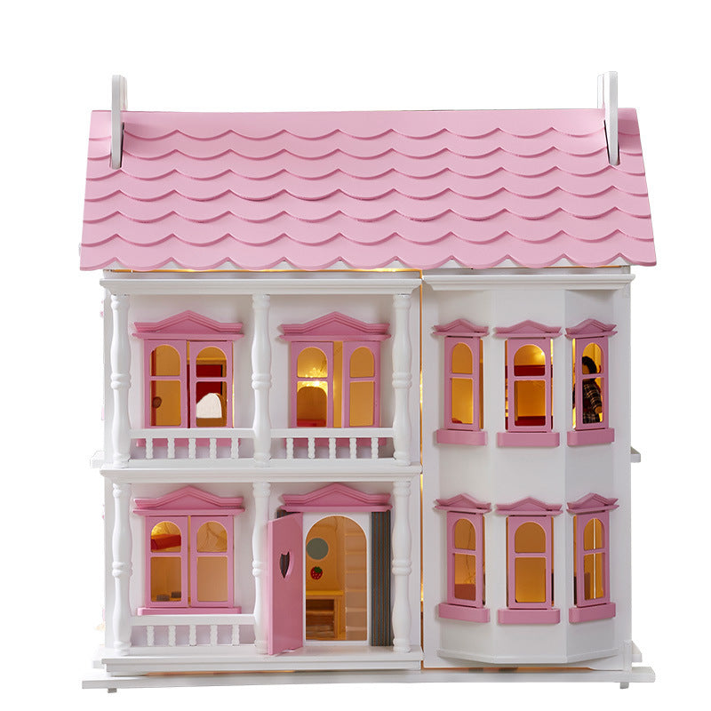 Dollhouse with LED lighting systems