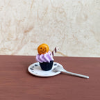 Halloween Cupcake Miniature Fun Food Toy Six-Dimensional Dollhouse Accessories