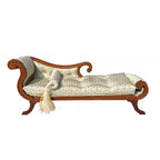 1:12 Dollhouse Miniature Living Room Wooden Sofa  Couch