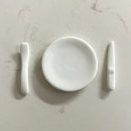 Mini Ceramic Dish Plates for dollhouse Kitchen Plates(87 skus)